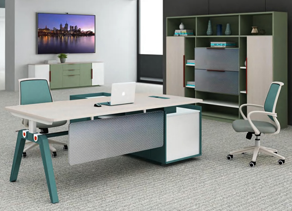 2021-铝合金钢木结合办公桌椅-禁用软件APP下载安装入口家具-维多利亚系列